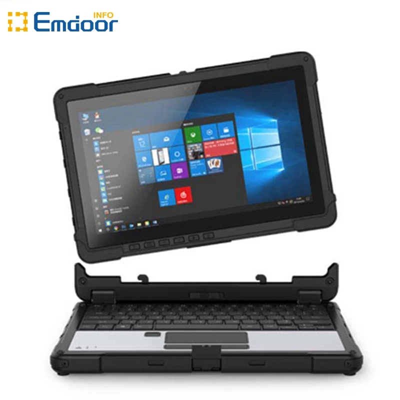 Полностью прочный ноутбук с диагональю 11,6 дюймов IP65, читаемый при солнечном свете, ноутбук с широким температурным режимом