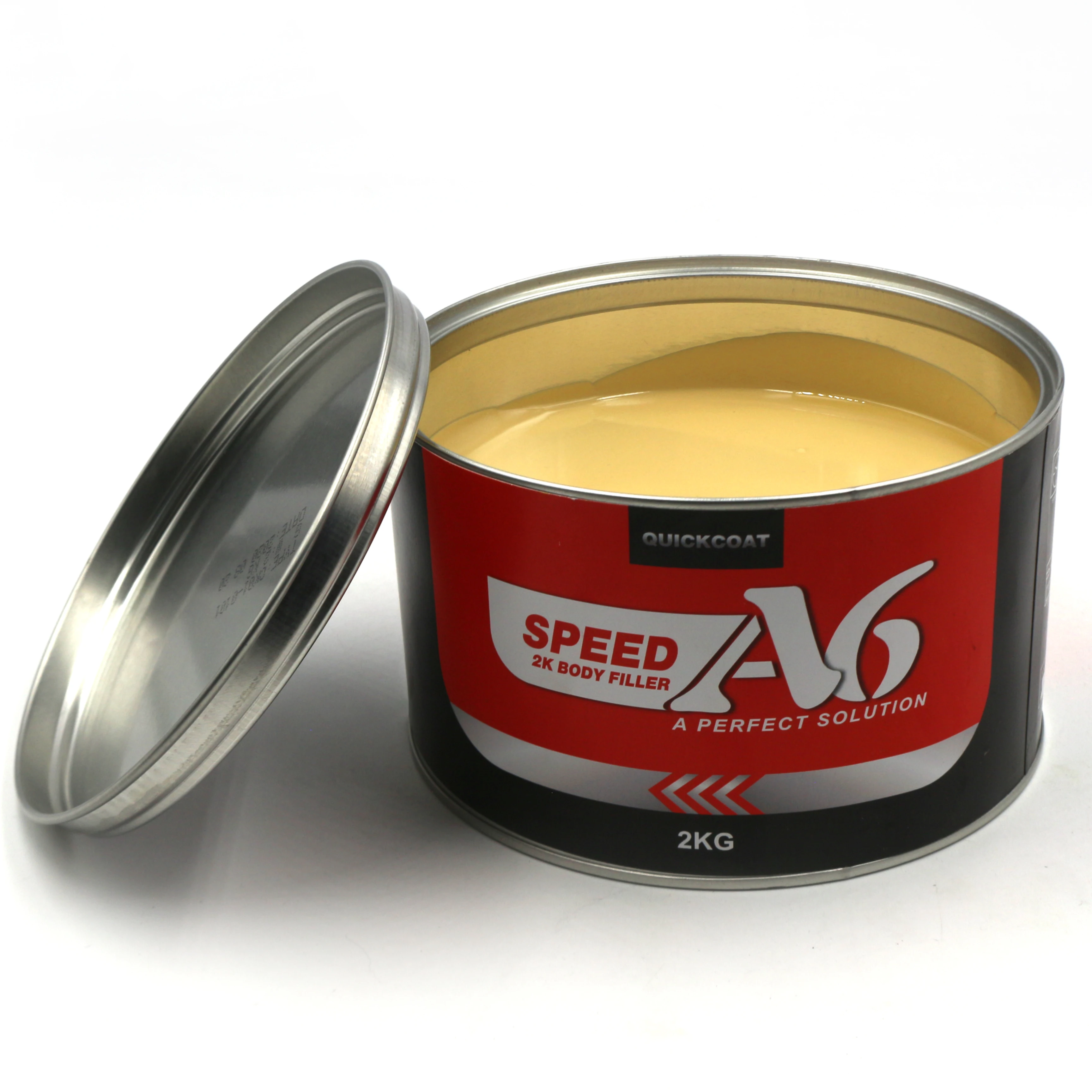 Quickcoat A6 быстро сохнет Авто лакокрасочного покрытия использование замазка для ремонта автомобилей шпатлевка