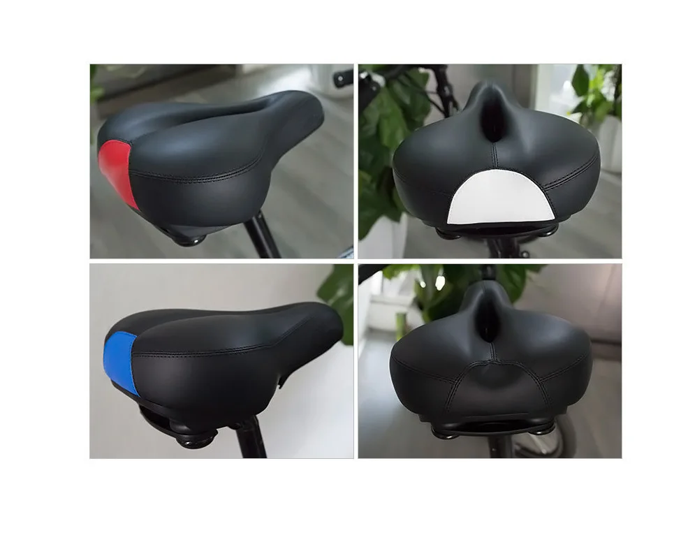 Custom Comfortable Deep Dent Road Soft Bicycle Saddle Seat Comfort For Bicycle Saddle Soft Seat Cover Comfortable Bicycle Saddle