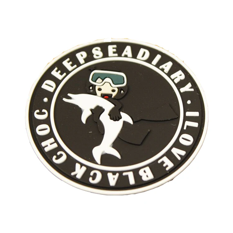 Custom Casual Apparel 3d Embossed Rubber Logo Silicone Label For Bags