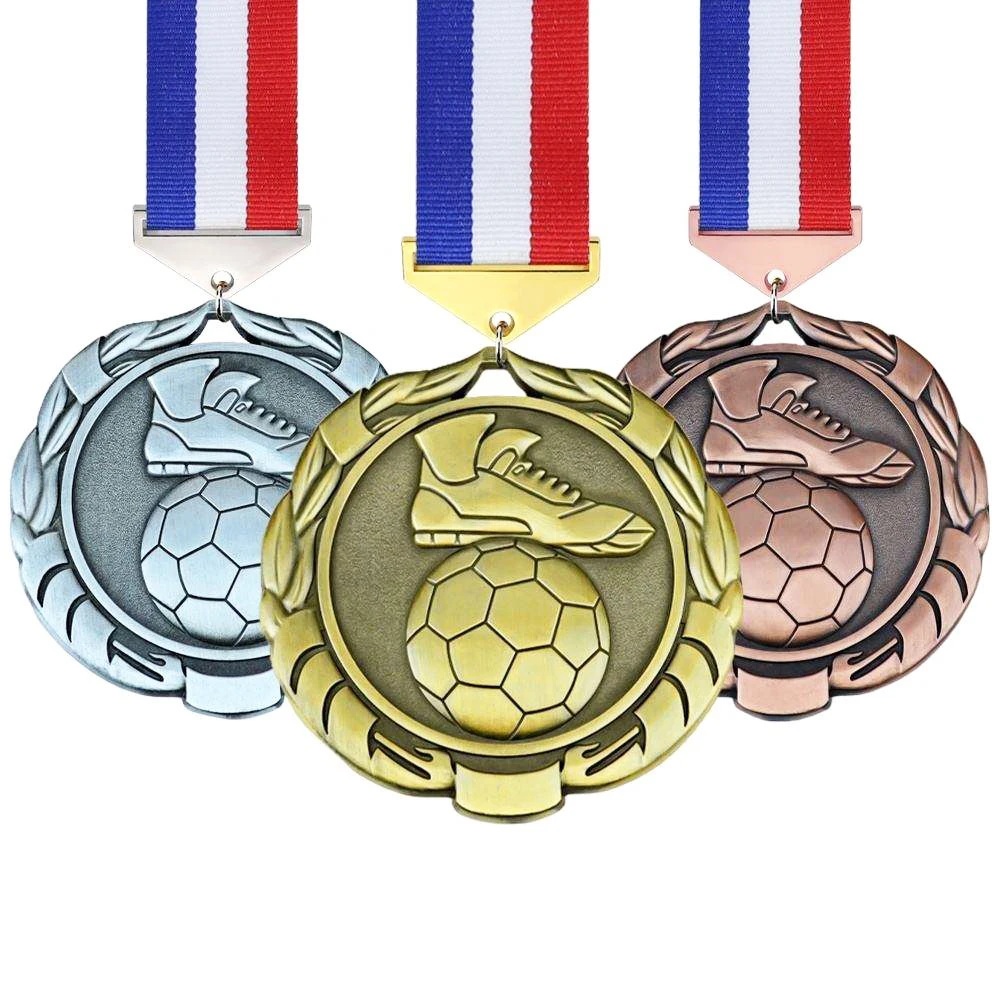 customized blank sports medal metal soccer medals football champions medals