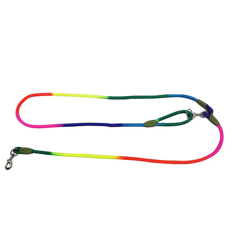 Soft & Comfortable Six-Action Dog Training Pet Leash with Multi-Function Snap Hook Hands-Free for Dog Controlling