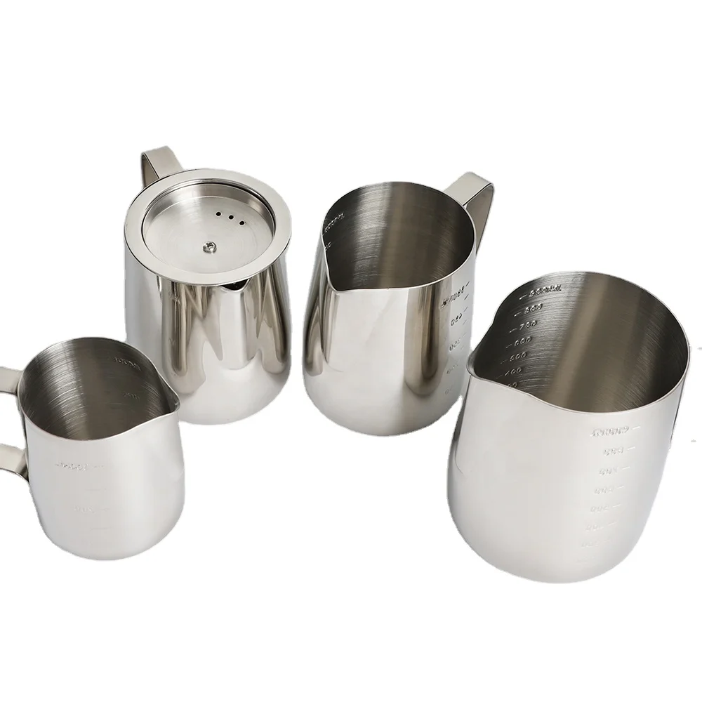 
High Demand Frothing Pitcher Stainless Steel Milk Pitcher Latte Art Jug for coffee 