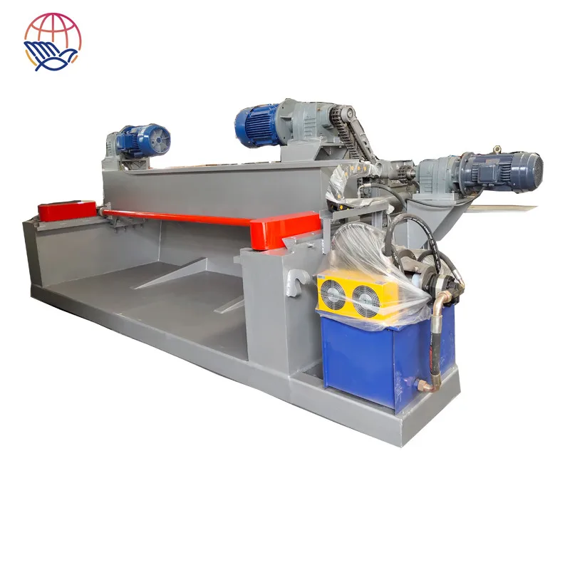 Plywood wood log debarker heavy duty 4 feet and 8 feet log debarking machine with wood chipper