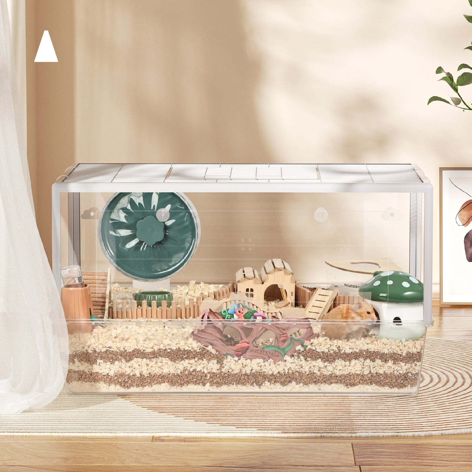 Customisable Breathable Clear 85cm Oversized Plastic Hamster Cage