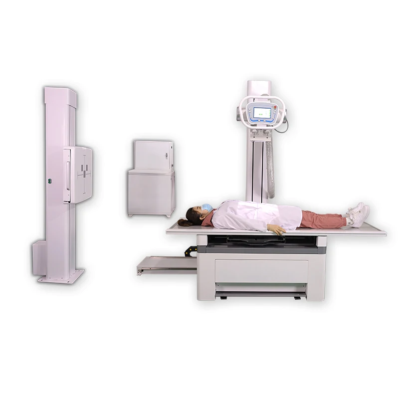 Medical X-ray machine fixed double column medical equipments X-ray machine for abdominal and chest shooting