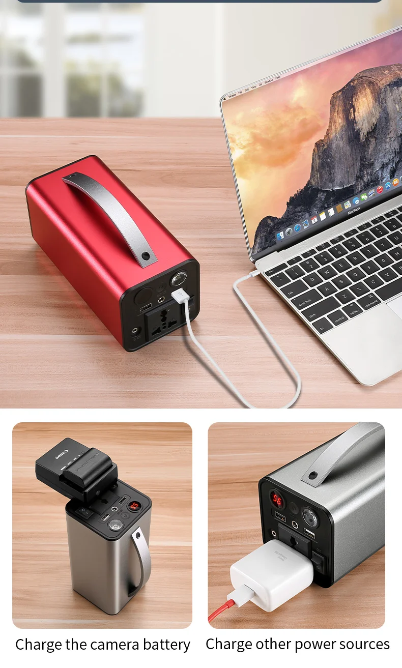 ac power bank Portable Battery 110V 300W Power Bank Supply Hot Sale External 45000mah Phone Quantity Led Multiport Output