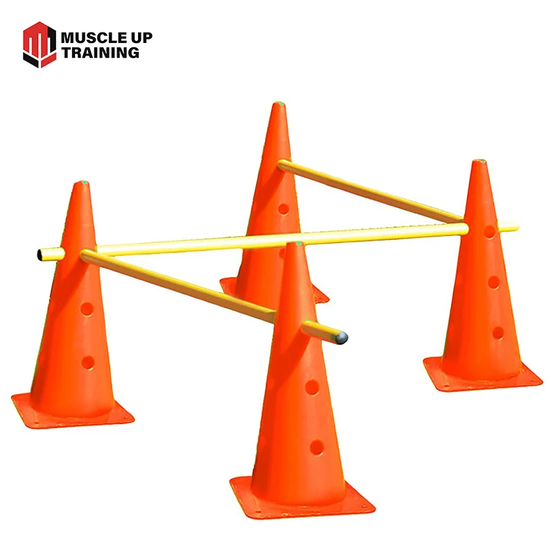 Adjustable Soccer Training Agility Speed Hurdle Cone Set
