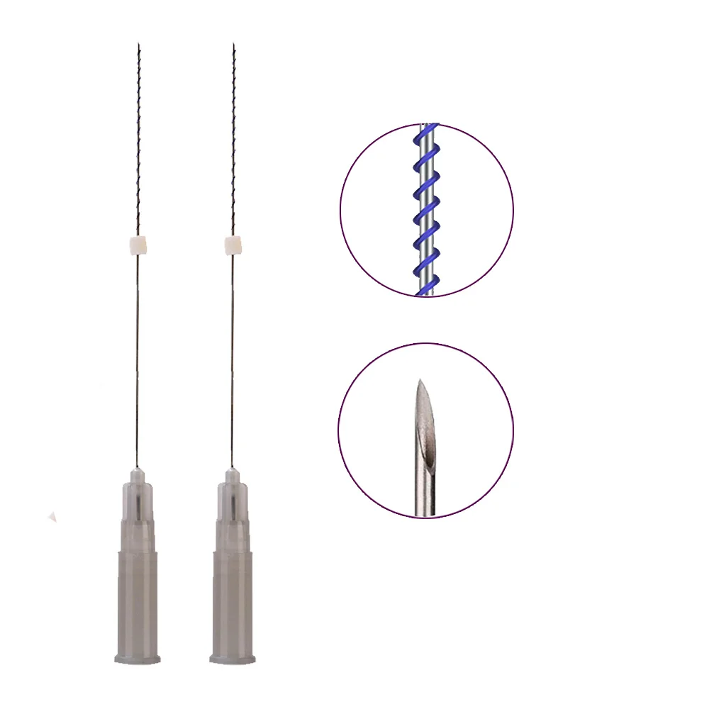 
High Quality Twist 27g 60mm Hilos Pdo Screw With Sharp Needle 