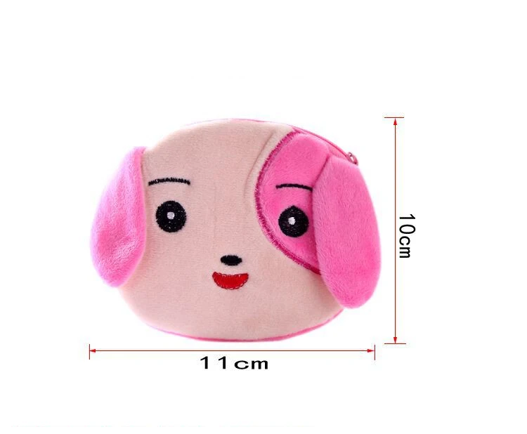 Korean Plush Cute Coin Purse Female Cartoon Key Change Bag Small Coin Purse