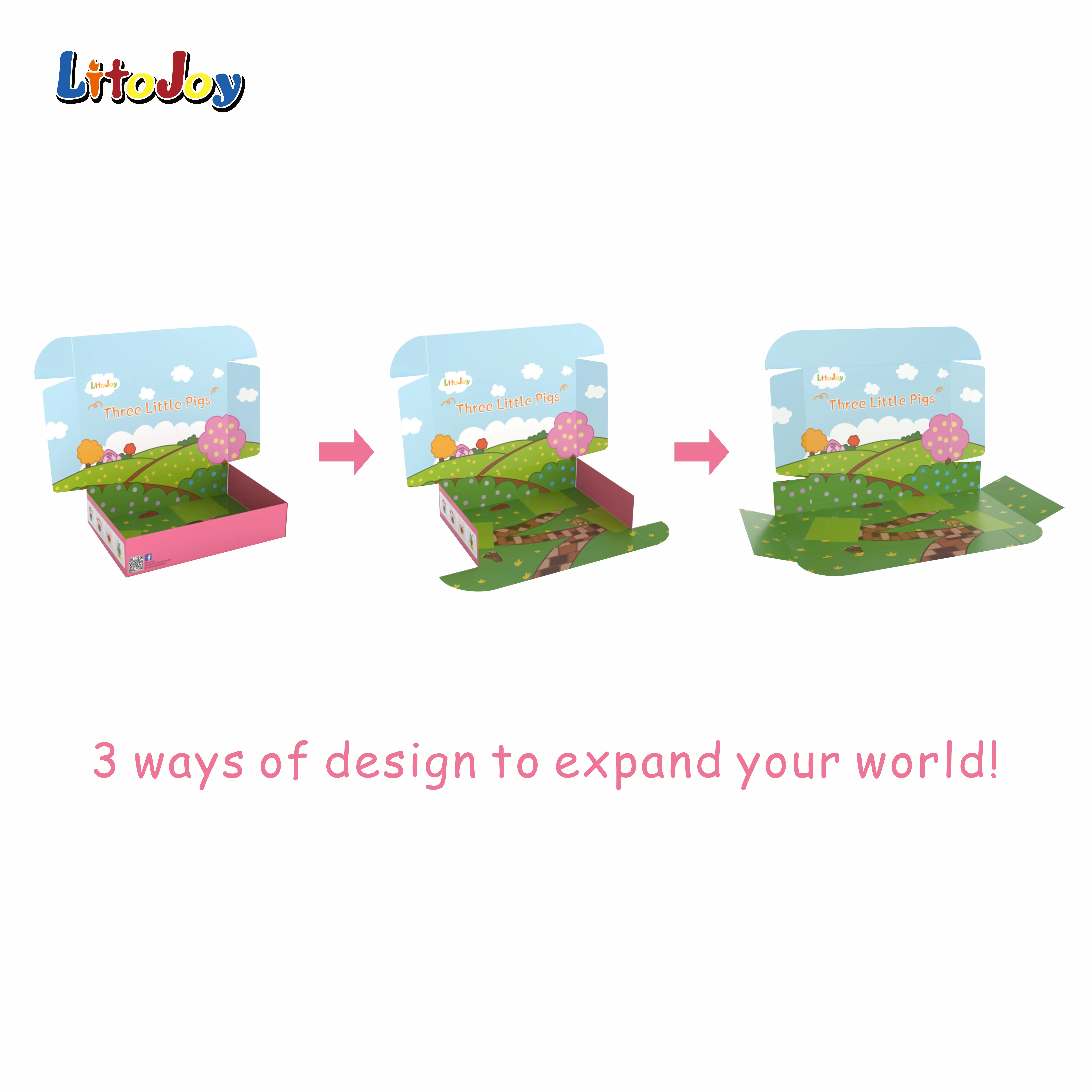  LitoJoy DIY «Три маленькие свинки» сверхлегкая мягкая глина с инструкциями для семьи и