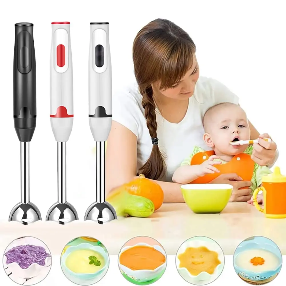 Electric hand blender mixing with detachable blades easy to clean baby food meat mincer machine whisking machine