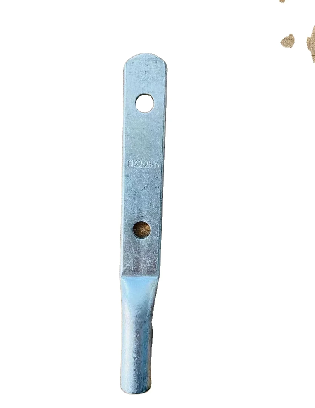 double hole 120mm Tinned copper LUG Gray 2 holes copper compression connect cable lug/cable termination lug