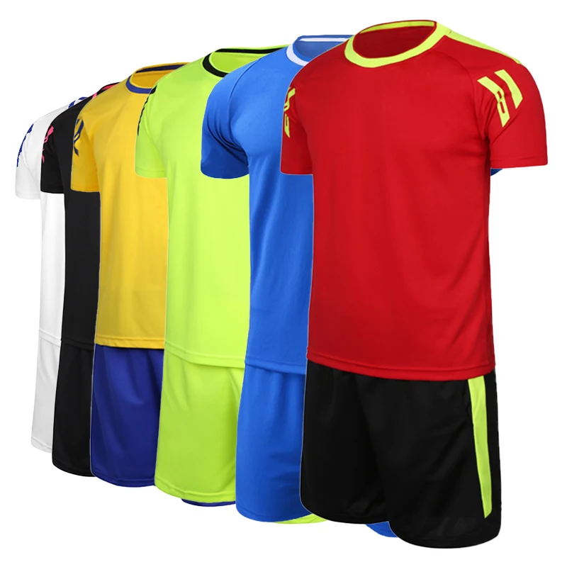 2223 OEM/ODM  High Quality New Season Black Yellow Soccer Jersey Uniform Sportswear Full Set Soccer Uniform Football Jerseys