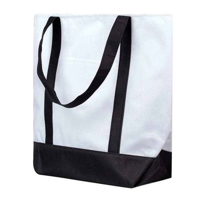 Wholesale Durable Reusable Heavy Weight Large Custom Logo Personalized Tote Cotton Canvas Polyester shopping Bag