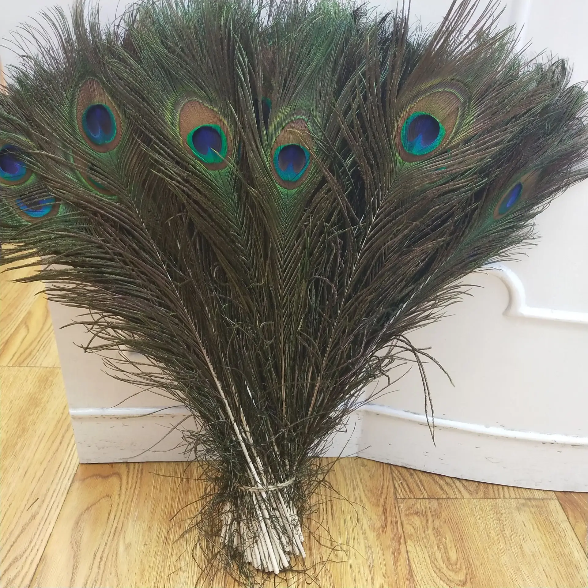 hot selling natural 40-50cm peacock feather
