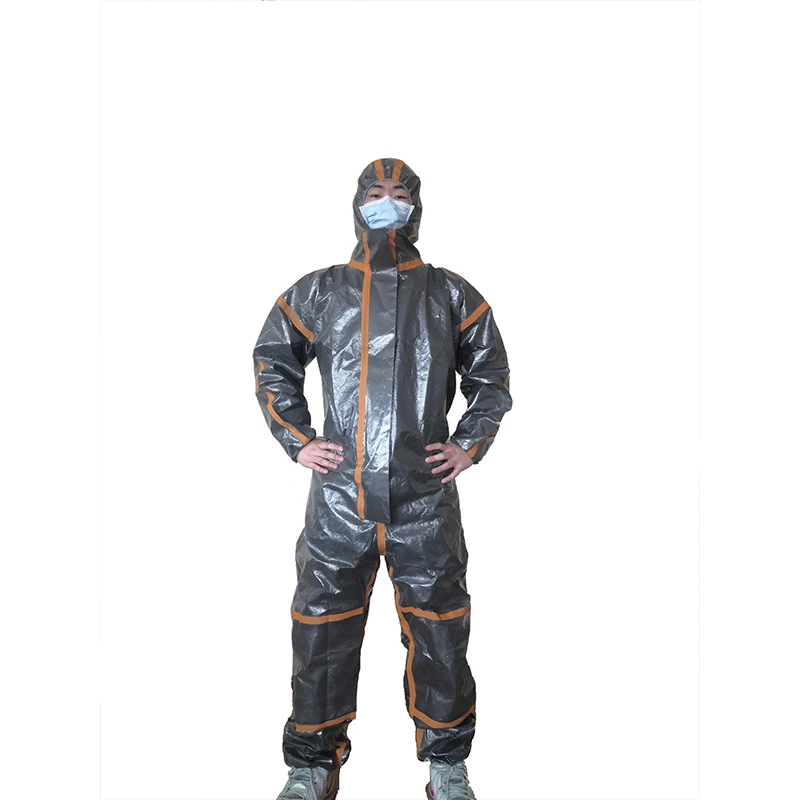 Guardwear OEM Vetements De защиты одноразовая усиленная Hazmat-костюм на все тело Химически стойкий костюм цена