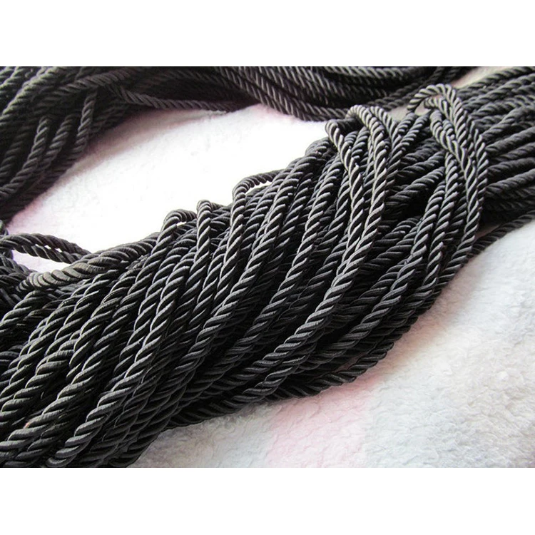 High-end Round Braided Smooth Twist Silk Cords String Rope/Jewelry Beading String/For Bracelet & Necklace
