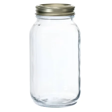 Wholesale glass jar with lid large clear glass mason jars in bulk