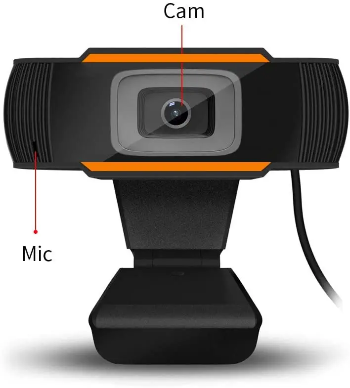 PC Webcam 720P HD USB Webcam with Microphone Conferencing Laptop Desktop Webcam for Gaming online teaching USB Computer Camera