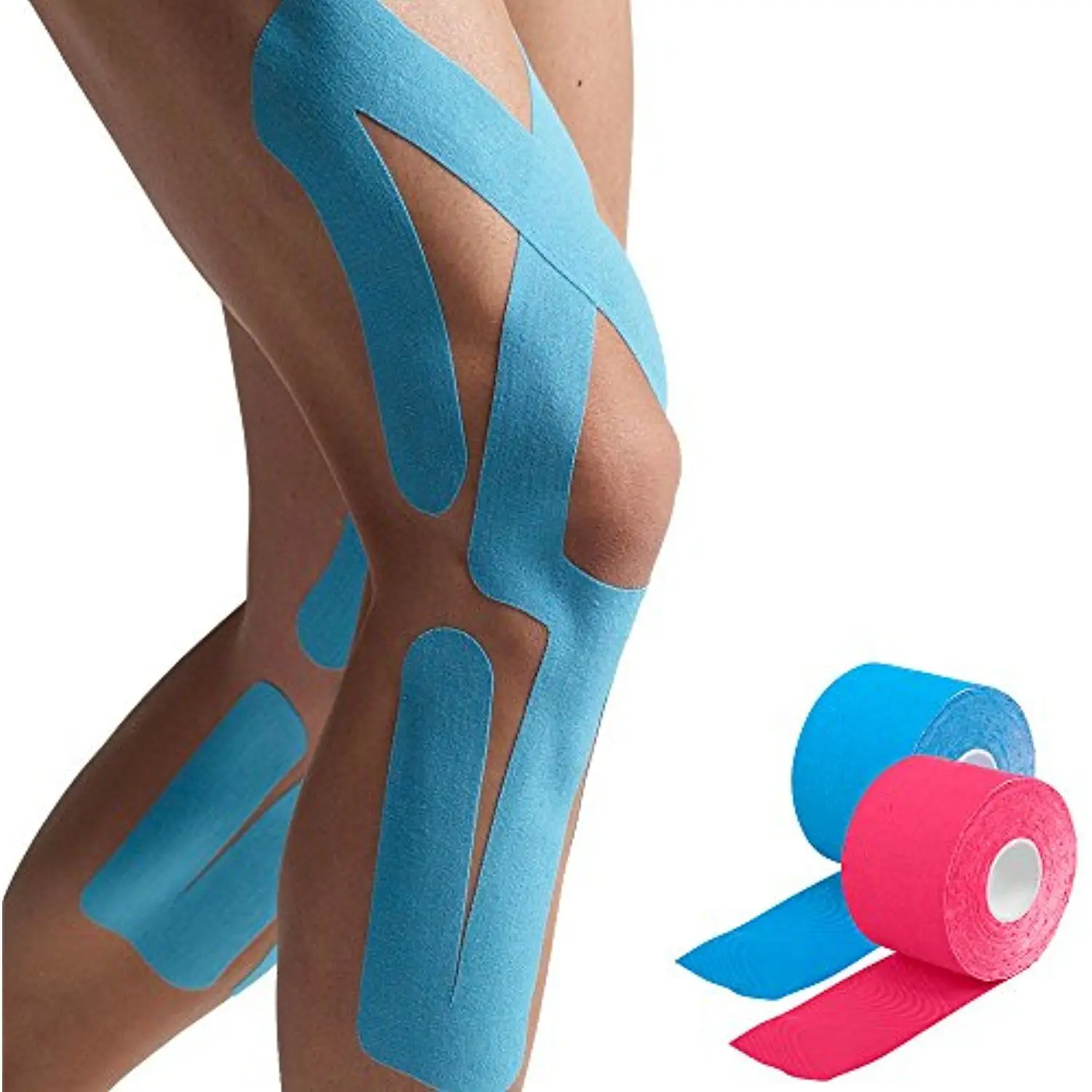Factory Price Cotton Kinesiology Tape for Knee and Ankle Hypoallergenic Athletic Tape for Injury Support and Swelling Reduction