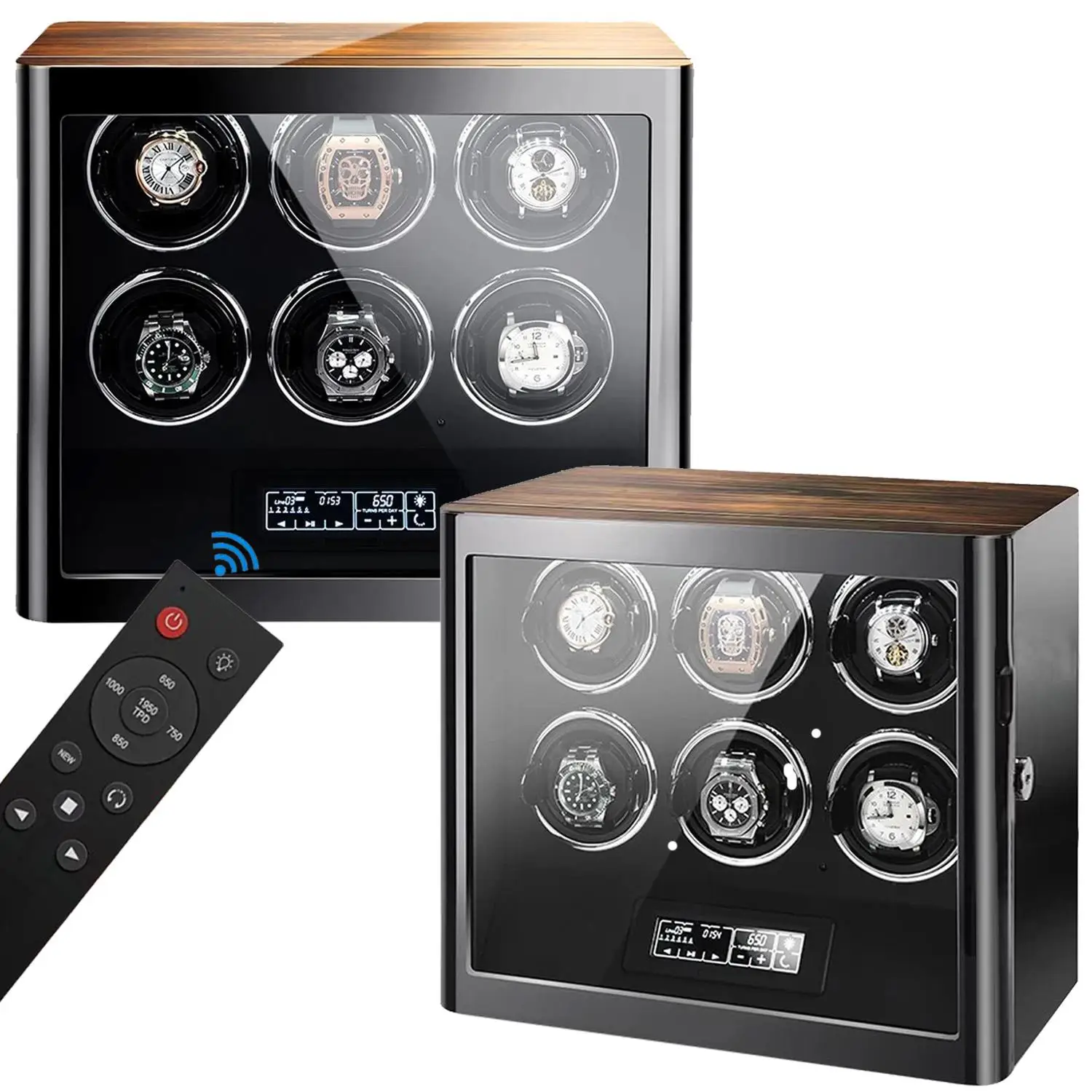 GC03-L85ZB-L-AR часы с сенсорным ЖК-экраном 6 слотов