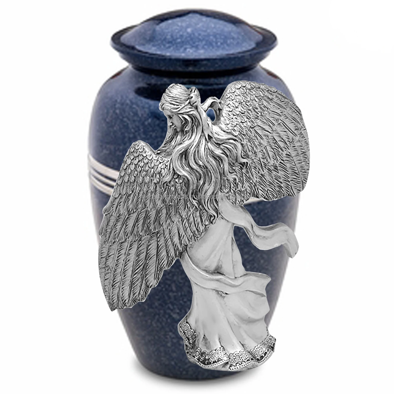 Classic Angel  Cremation Urn Wings of an Angel Cremation Urn stands in a flowing gown for Human Ashes