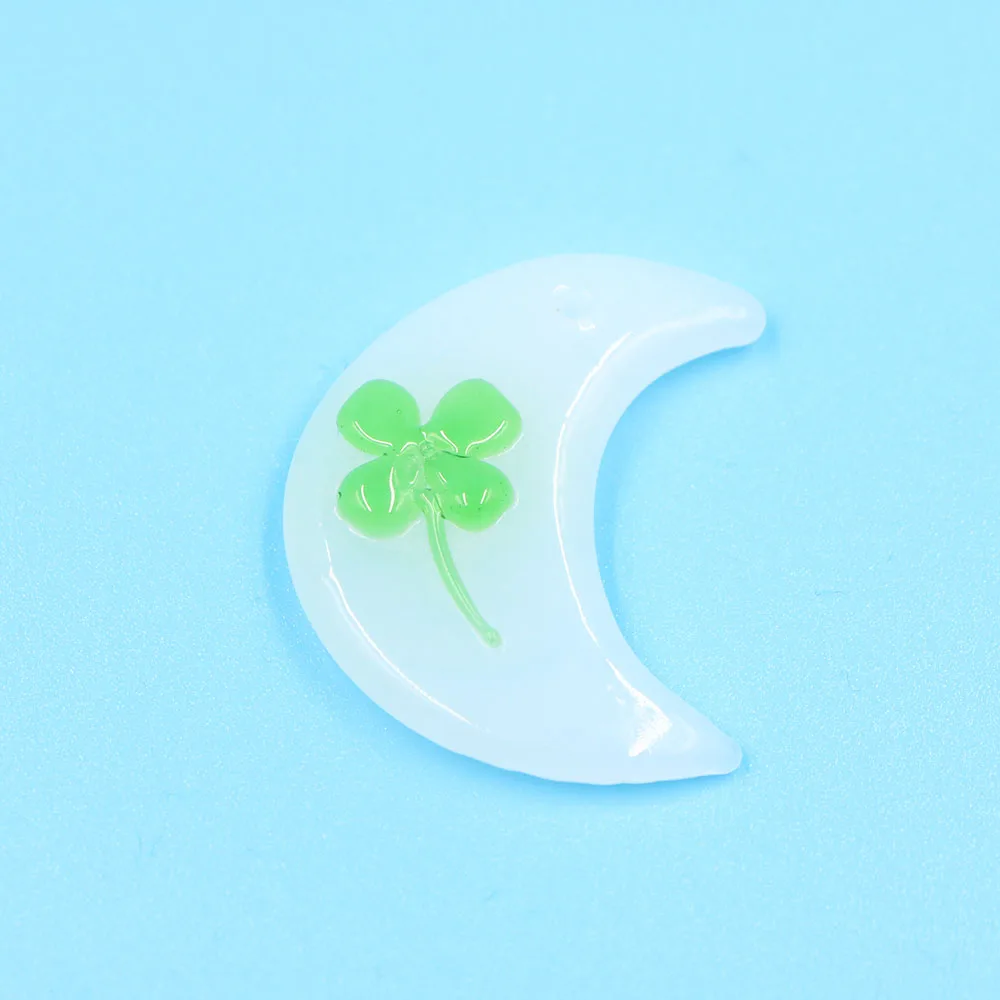 Wholesale  Murano Lampwork Handmade Art Glass Clover Pendant Necklace for Jewelry Making