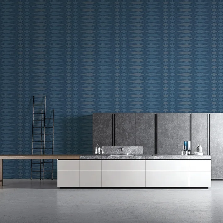 Modern simple geometric wallpaper bedroom living room sofa background mural plain vertical pattern seamless wallcovering fabric