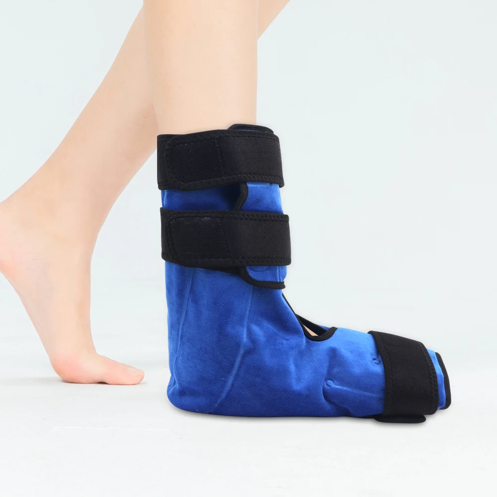Pakcare OEM Ankle Ice Pack Wrap Reusable Hot Cold Therapy Compress Foot Ice Pack Pain Relief