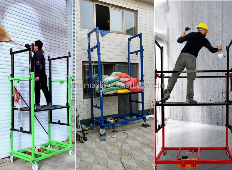 Foldable Electric Scaffolding Lift Platform electric scaffold scissor lift platform price electric scaffolding