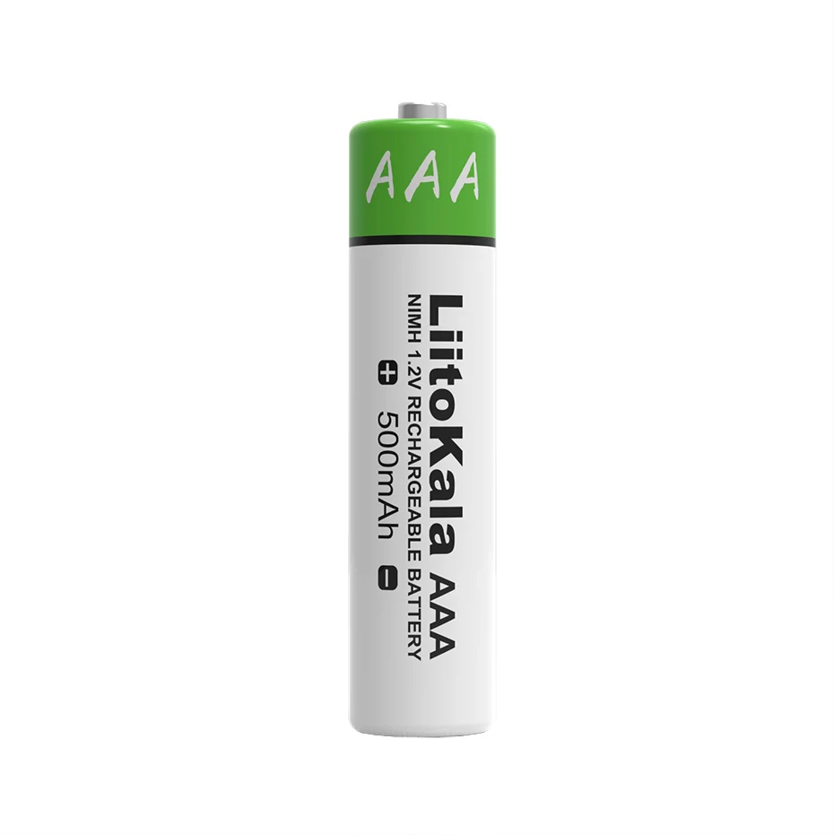 Original Liitokala 1.2V AAA 500mAh Ni-MH Rechargeable Lithium ion Battery for home application