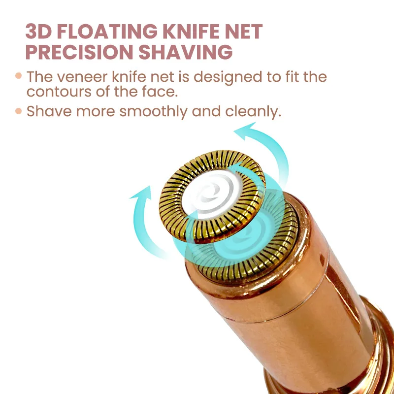 Бритва для удаления волос на лице и губной помады, электрический триммер для бровей, бритва, женское средство для удаления волос, мини-бритва, эпилятор для женщин