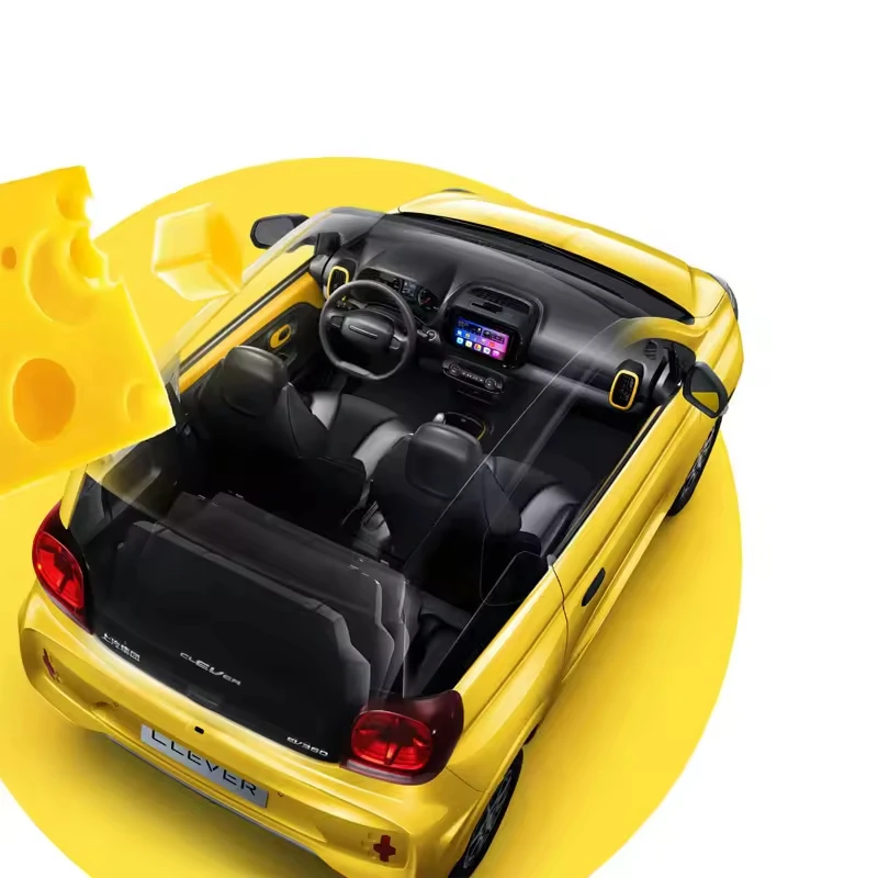 In stock sale Roewe Clever 3 door 4 seater 2wd high speed mini ev car 4 wheel electric car adult