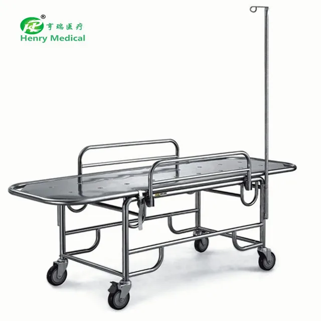 HR-112 Stainless steel  three functions patient rescue emergency stretcher with High Quality