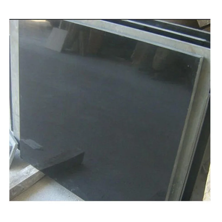 factory wholesale decorative natural stone Mongolia black granite big slab for home and hotel