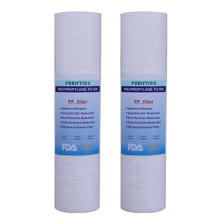 Melt Blown Jumbo Pp Sediment Water Filter 1u 5 10 Micron 5 in 10 20 30 40 50 Inch Filtration Purification Cartridge Filters