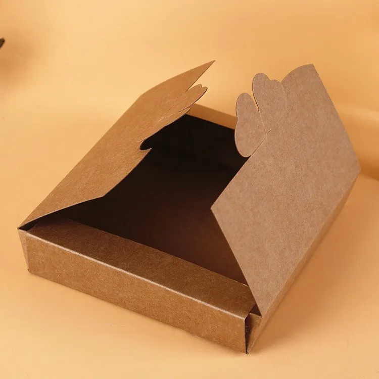 OEM/ODM kraft paper bag box brownie packaging cardboard with cheapest price