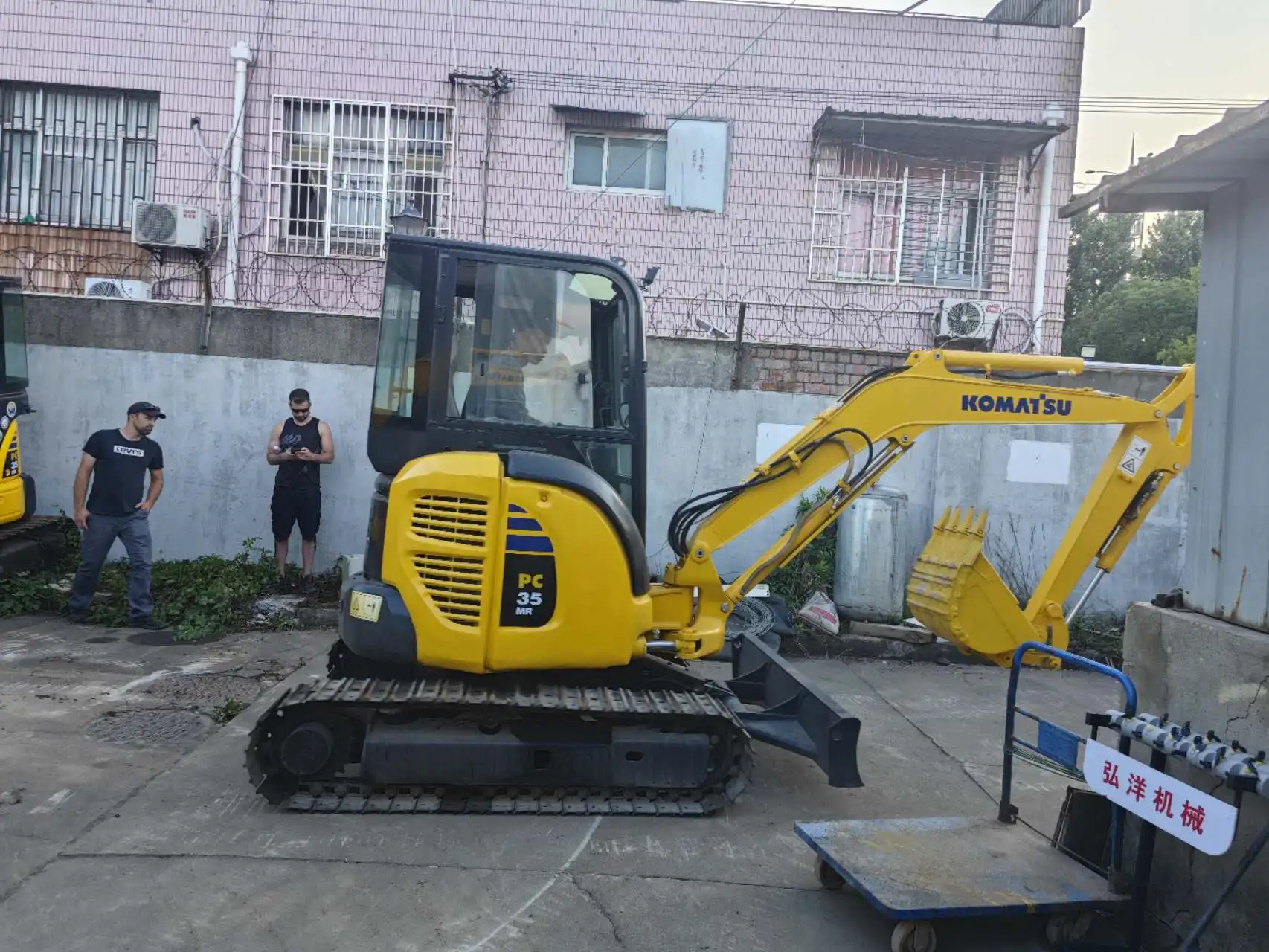 Японский Оригинальный мини-экскаватор 3 5 тонн б/у Komatsu PC35 PC35MR 3.5ton дешевый подержанный экскаватор