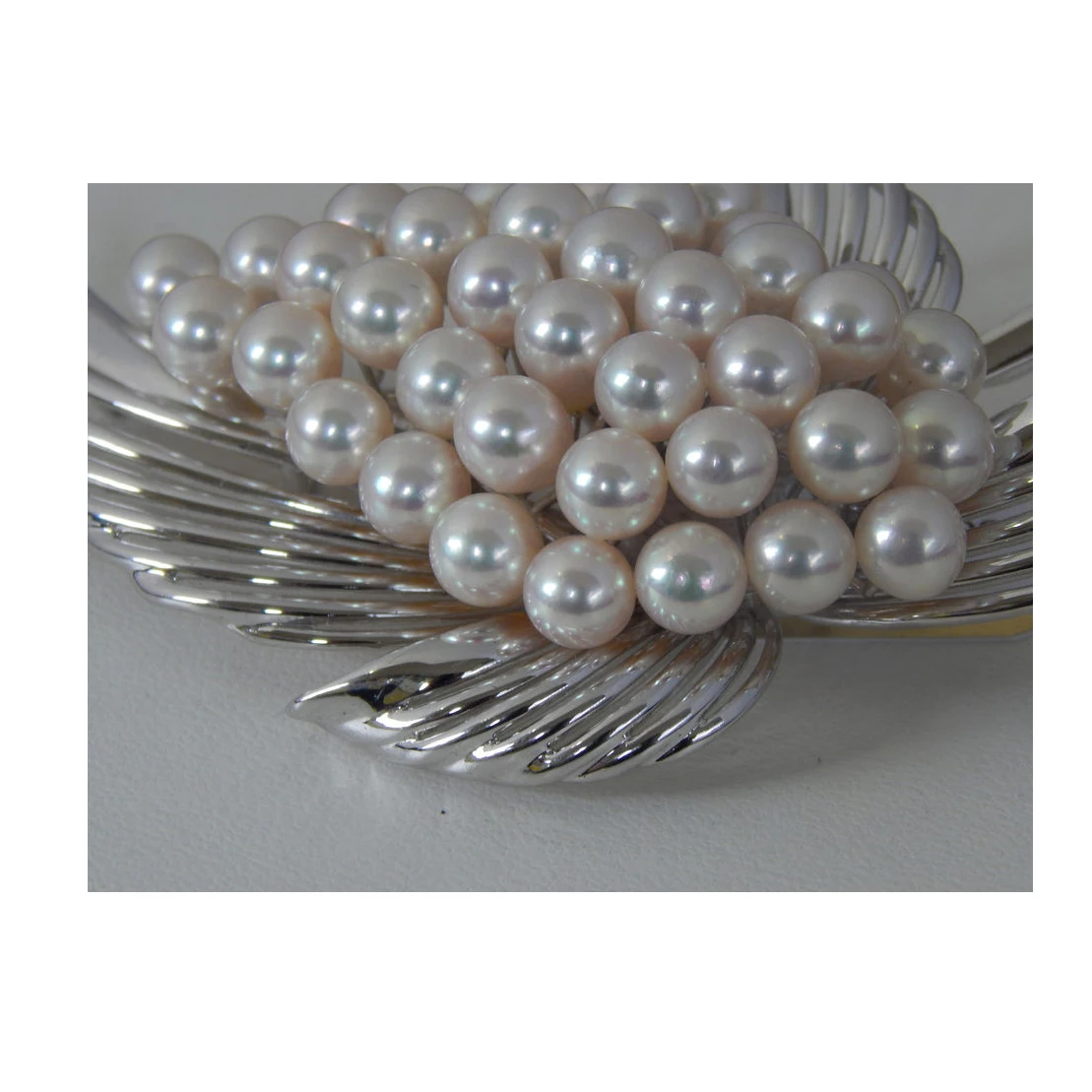 Japan pearl unisex 37 Akoya beads fashion vintage luxury high quality brooch