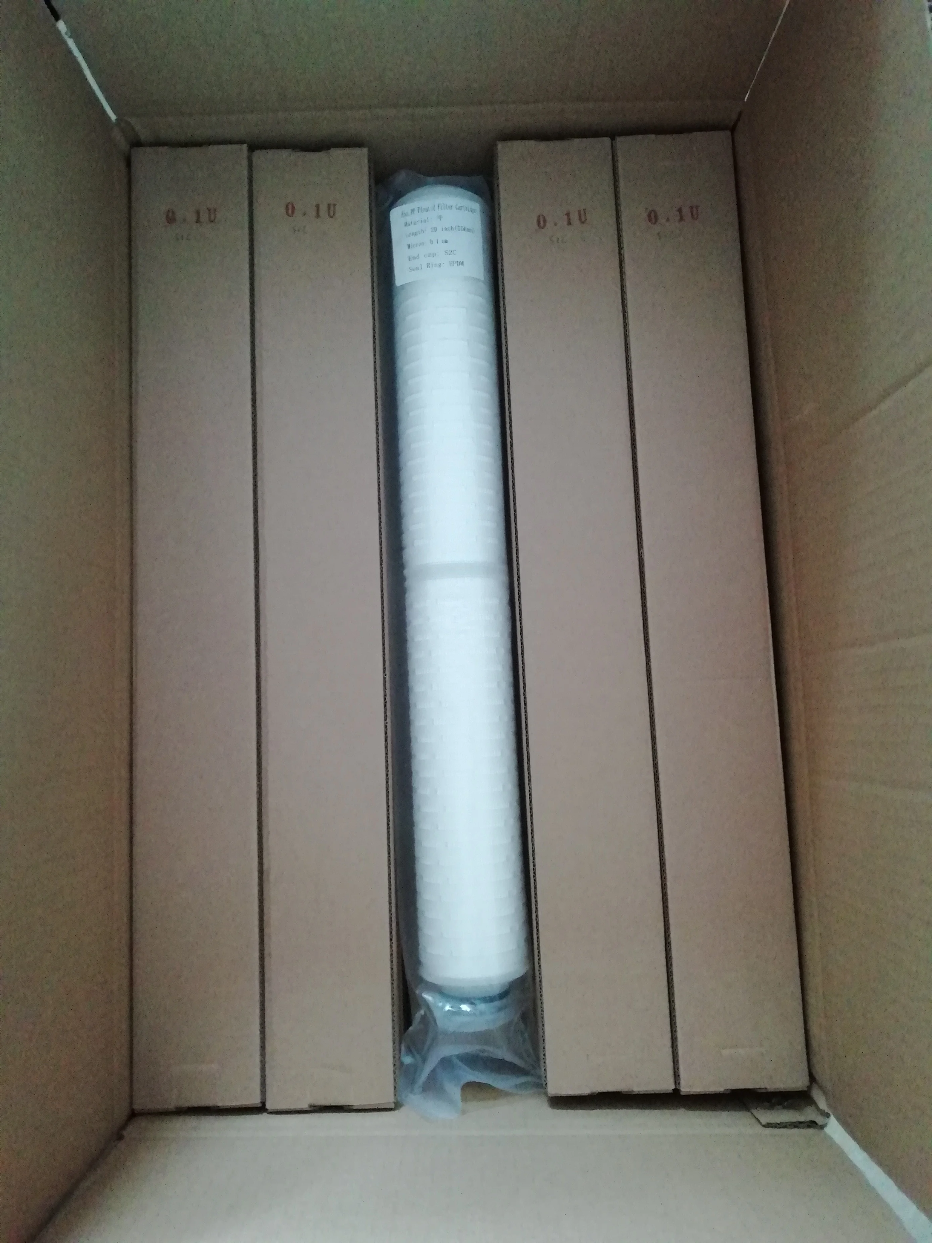 0.01 /0.02 Micron PTFE Pleated Membrane Filter Cartridge