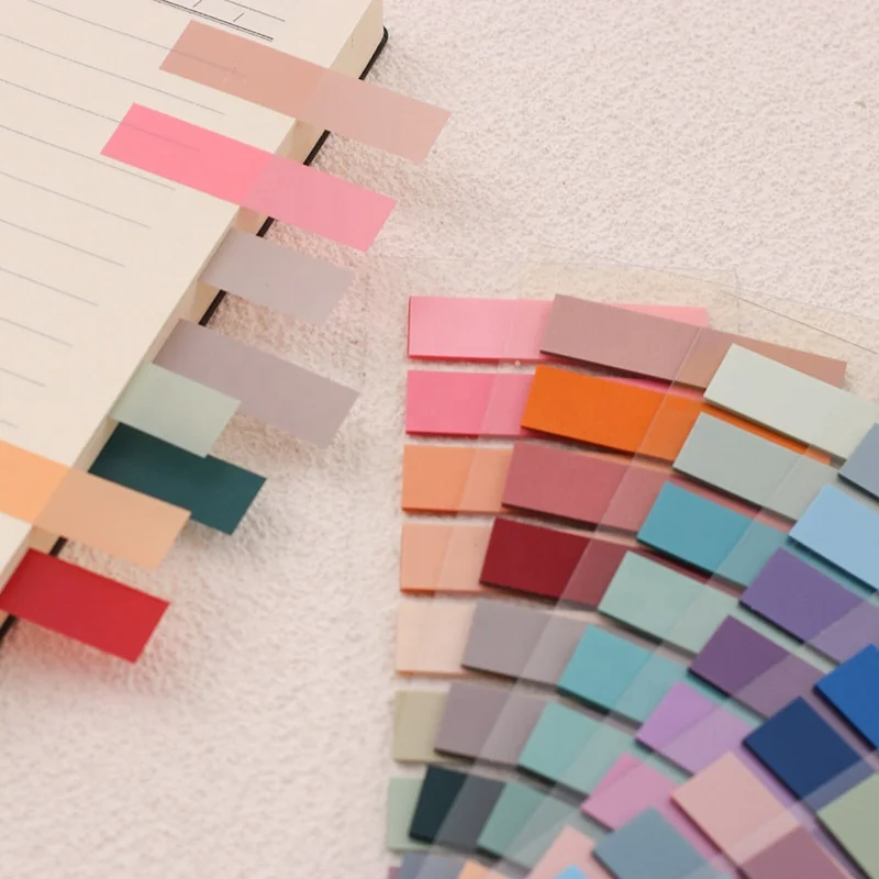Creative solid color to do list sticky notes kawaii sticky notes for students and office use