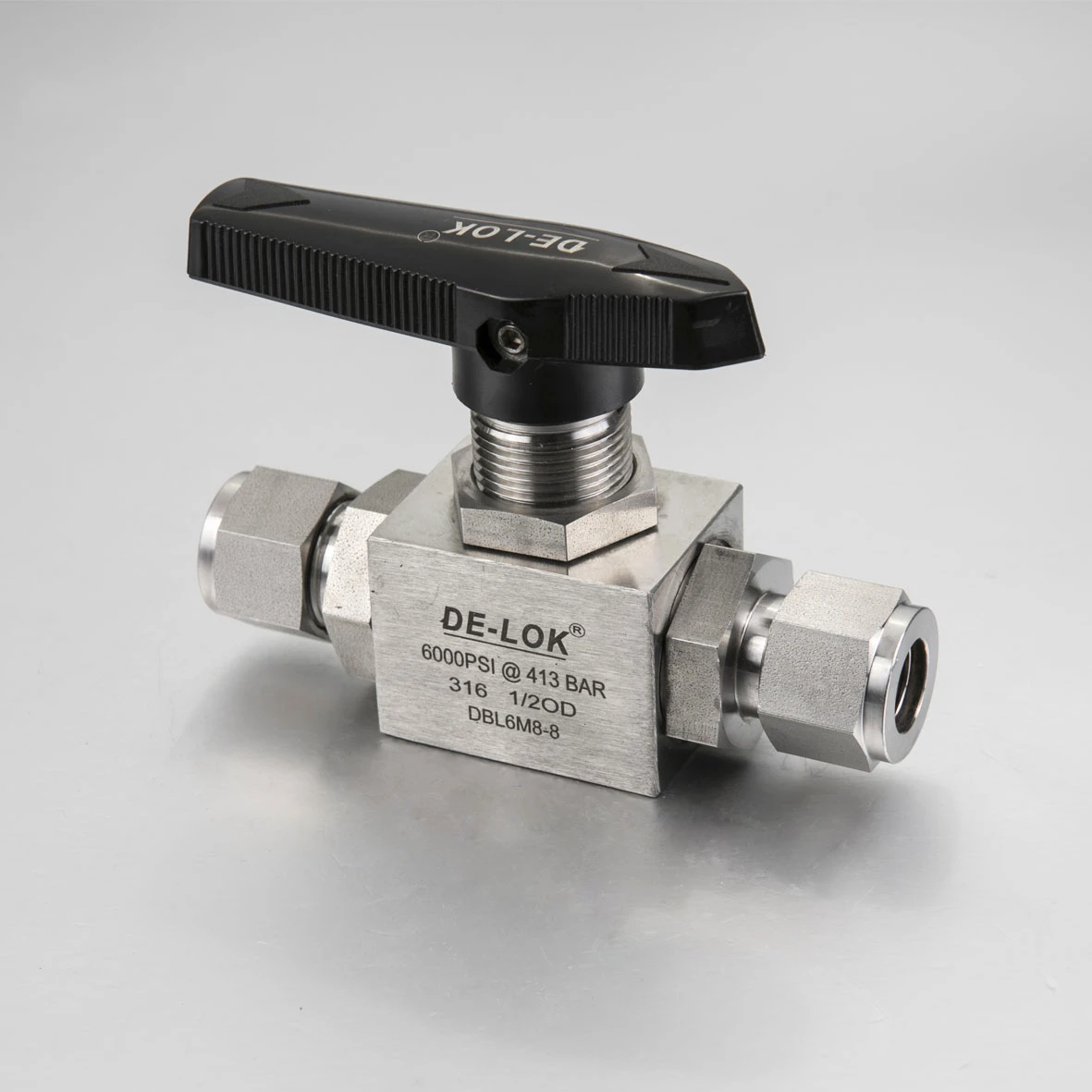 JAZZY DBL6 series three-piece high pressure ball valve instrument valve Swagelok   stainless steel  / ball valve