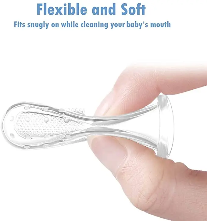 New Design Baby Finger Toothbrush Soft Silicone Baby Finger Toothbrush teeth brush for Training Teething