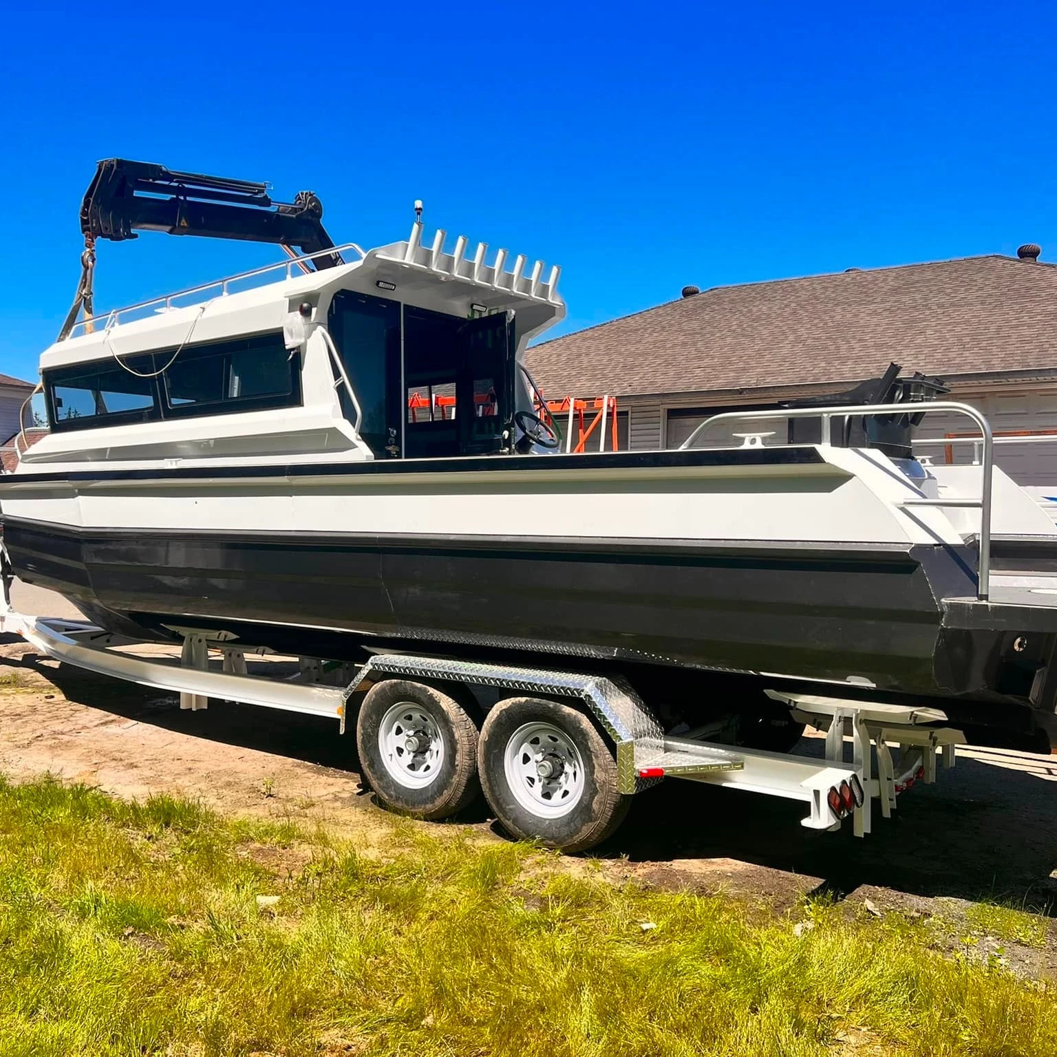 Gospel boats 9m 30ft aluminum fishing boats motor boat made in China