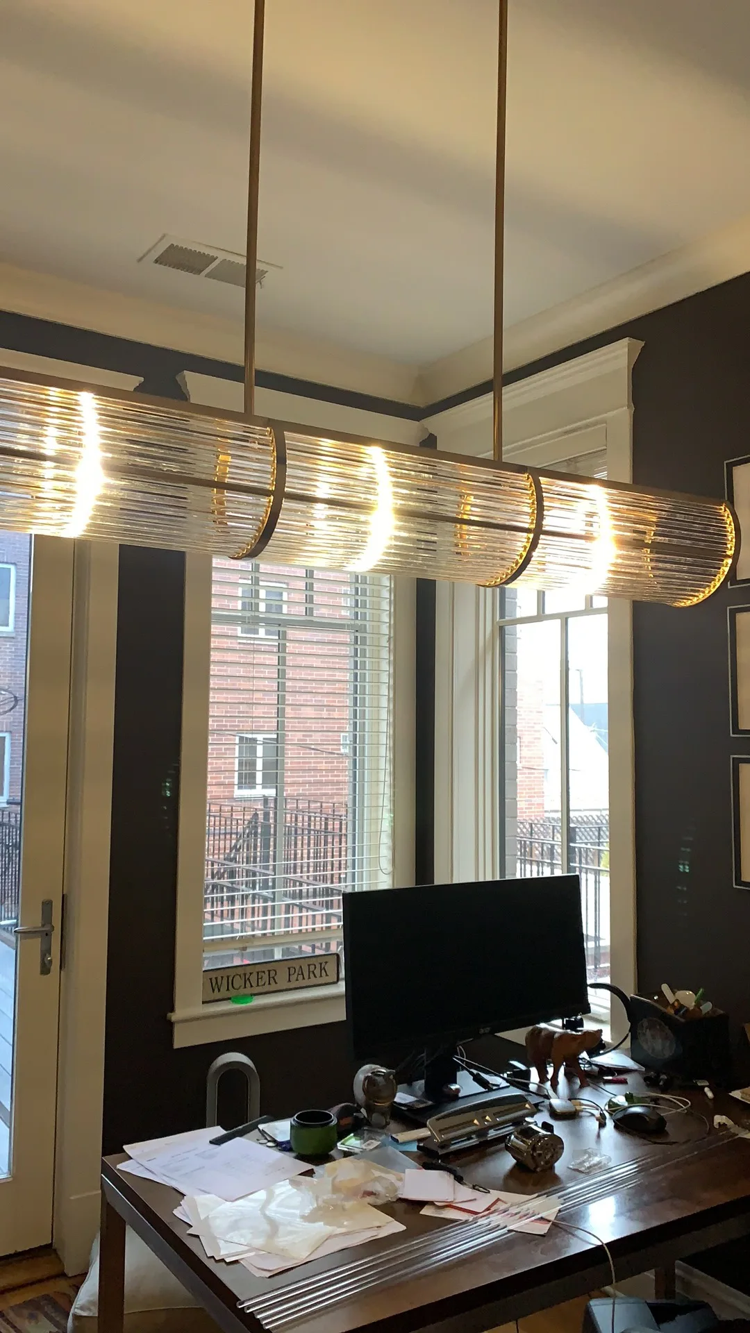 Modern Luxury Indoor Ceiling Light Led Pendant Lighting glass chandelier light JY9231