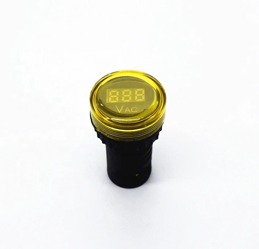 Factory supply best quality red black white green voltage meter dial indicator light
