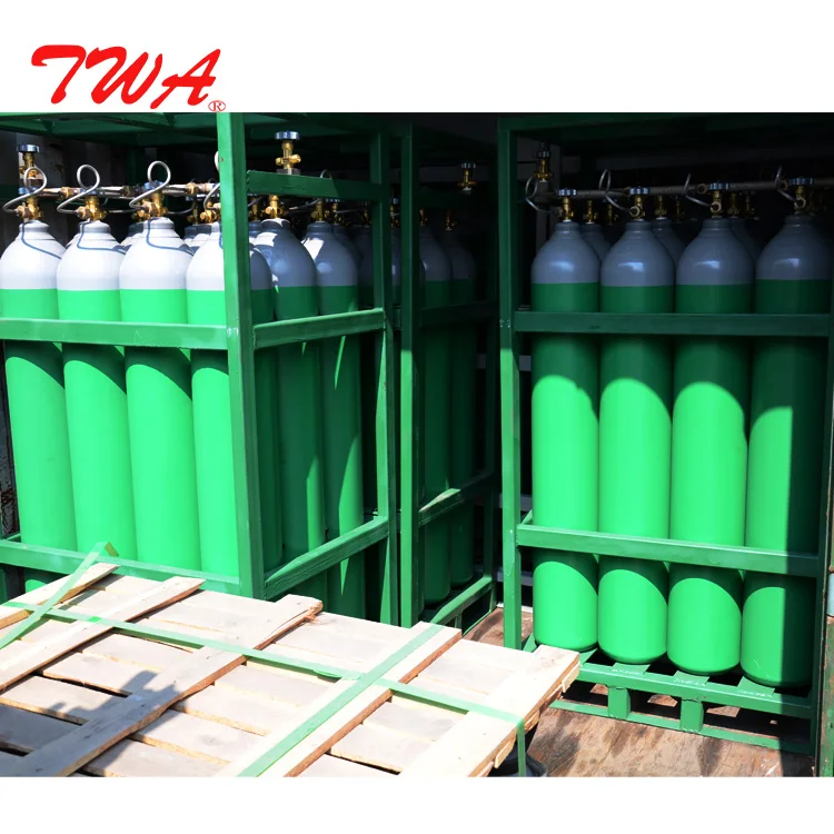 High Pressure  10L 40L 50L 68L Seamless Steel Tank CO2/Oxygen Gas Cylinder