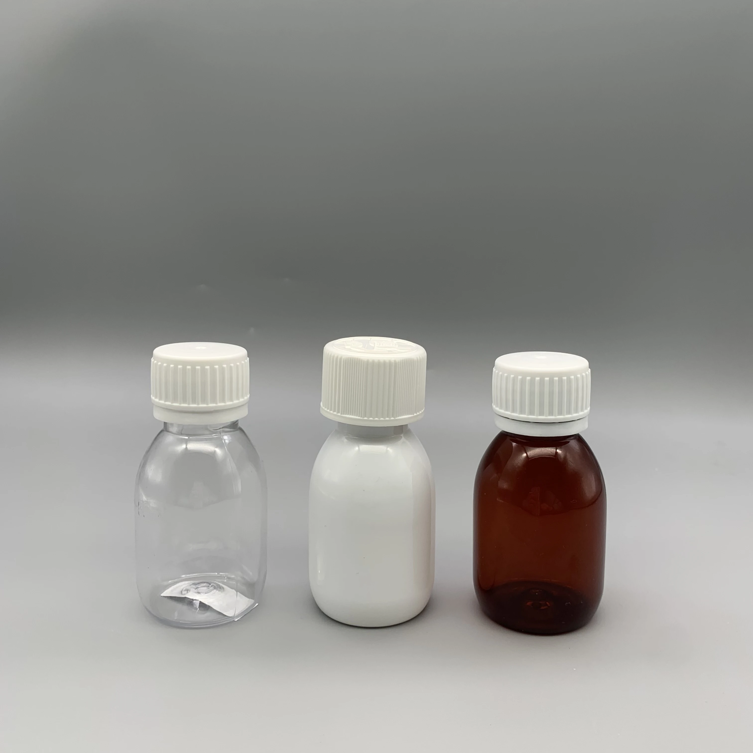 hot sale cheap black amber PET Drug Pill Bottle Plastic Supplement Bottle Empty Capsule Medicine Bottle With screw cap