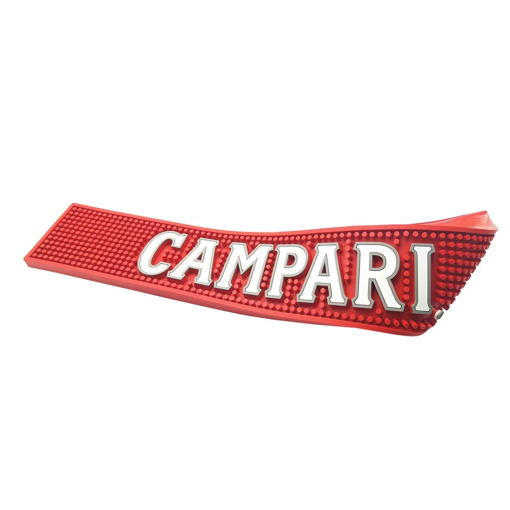 CAMPARI Soft PVC Rubber Bar Runner With Customer Logo